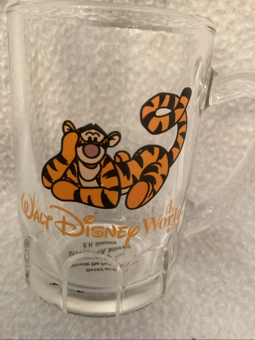Disney~ Tigger Shot Glass ~ 3” Mini Mug Walt Disney World